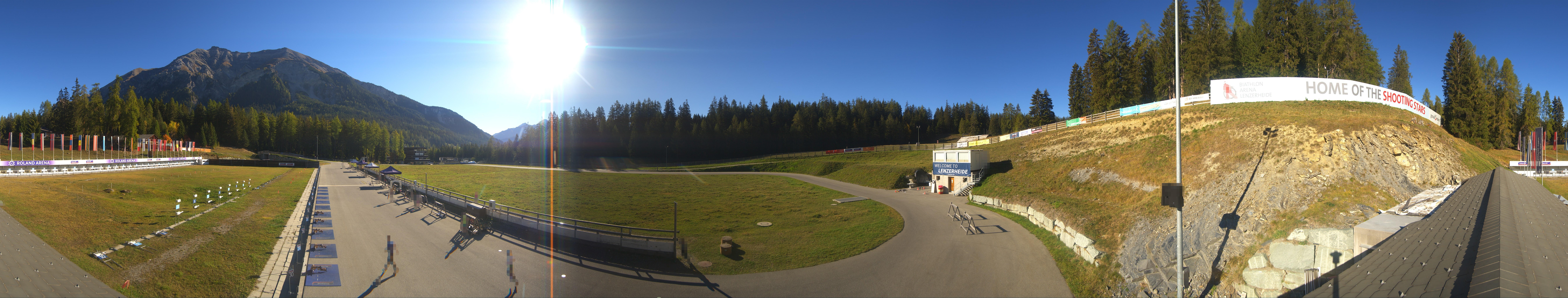 Archiv Foto Webcam Lenzerheide Biathlon Arena