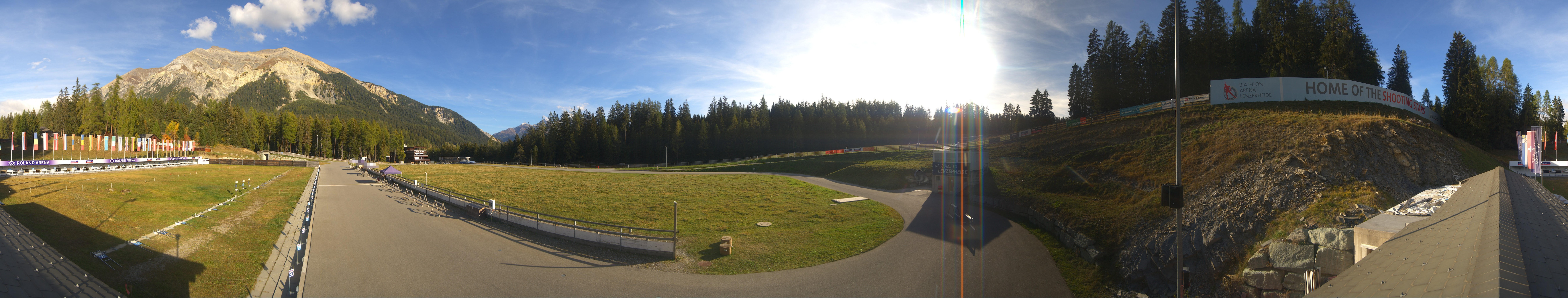 Archiv Foto Webcam Lenzerheide Biathlon Arena