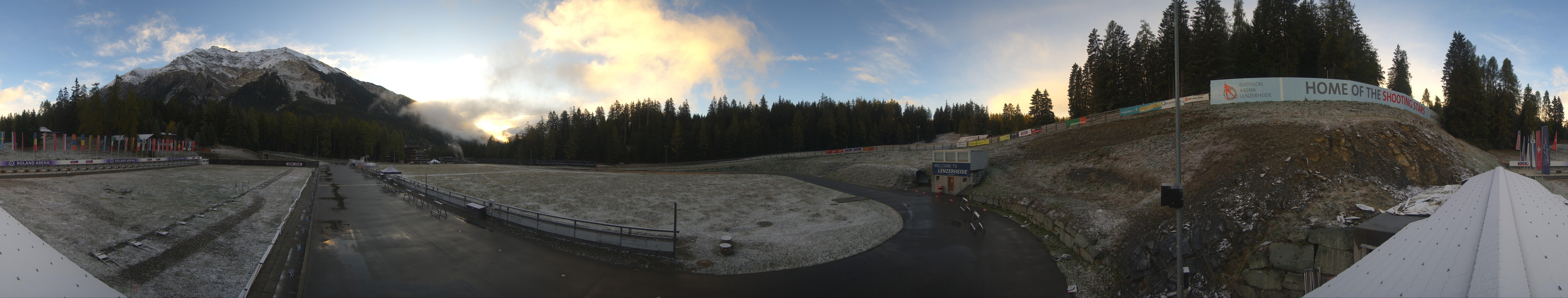 Archiv Foto Webcam Lenzerheide Biathlon Arena