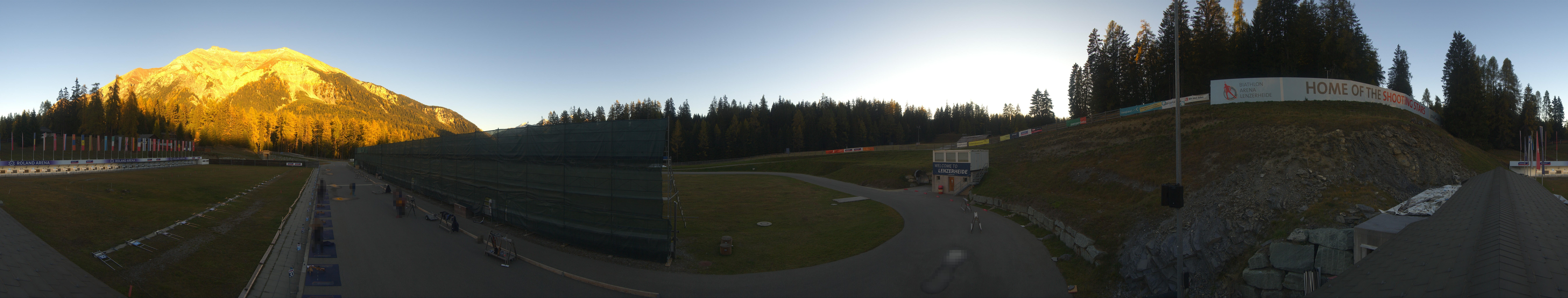 Archiv Foto Webcam Lenzerheide Biathlon Arena