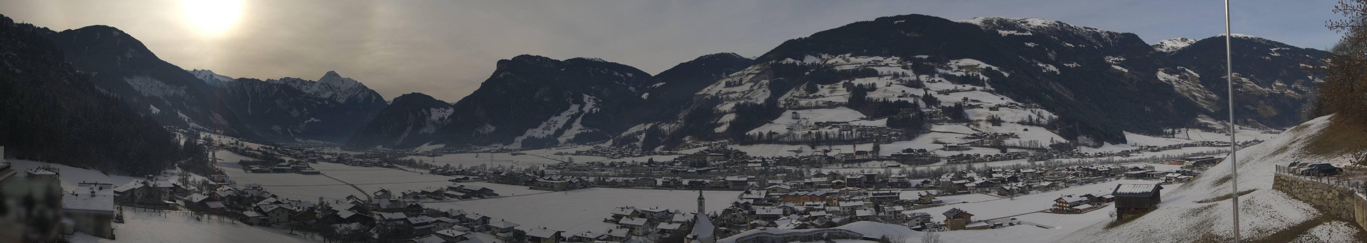 Archiv Foto Webcam Blick von Bichl auf Mayrhofen