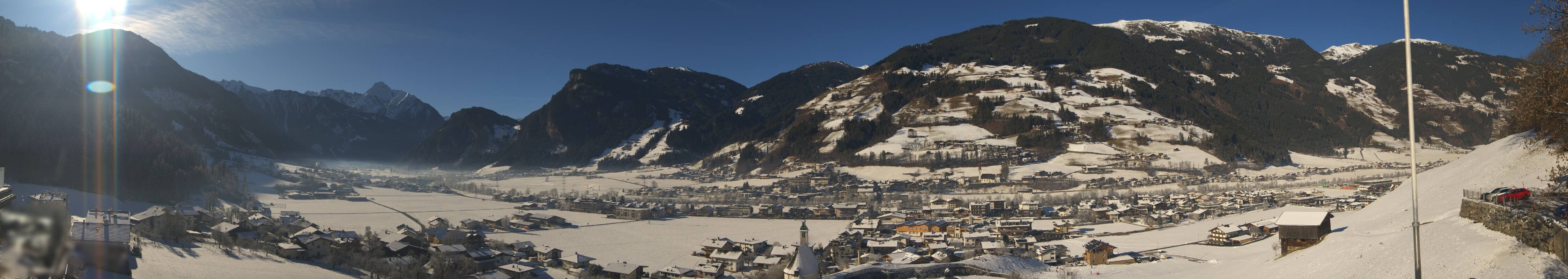 Archiv Foto Webcam Blick von Bichl auf Mayrhofen