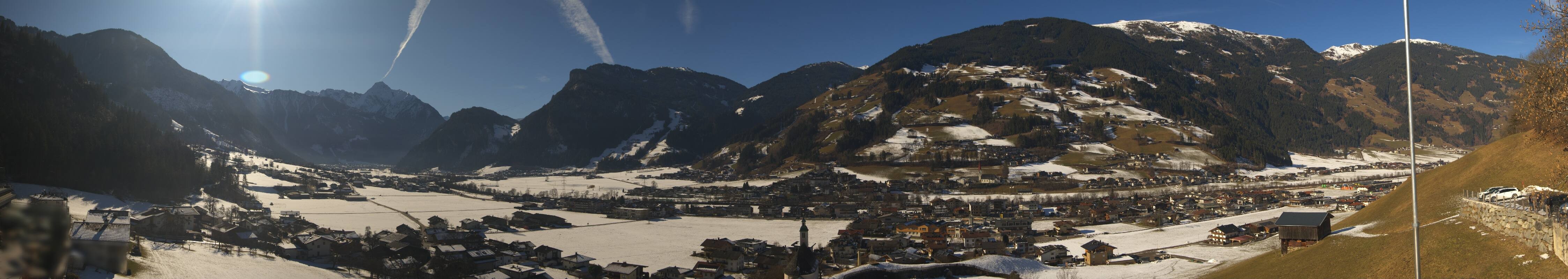 Archiv Foto Webcam Blick von Bichl auf Mayrhofen