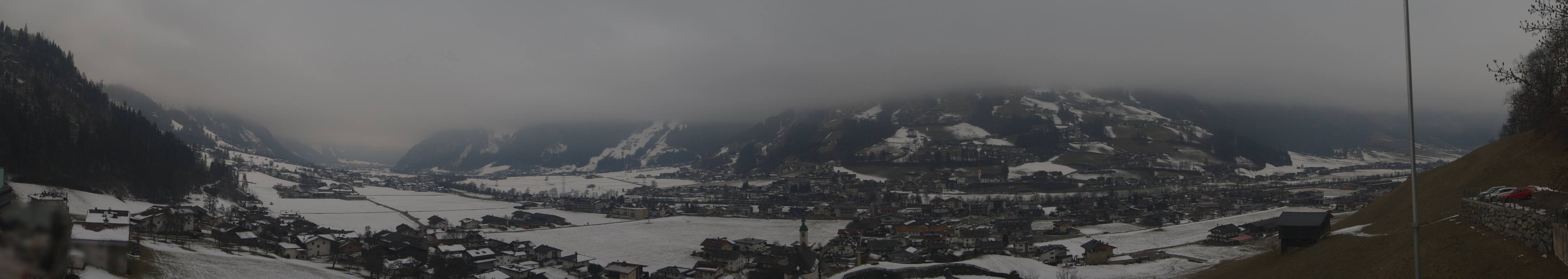 Archiv Foto Webcam Blick von Bichl auf Mayrhofen