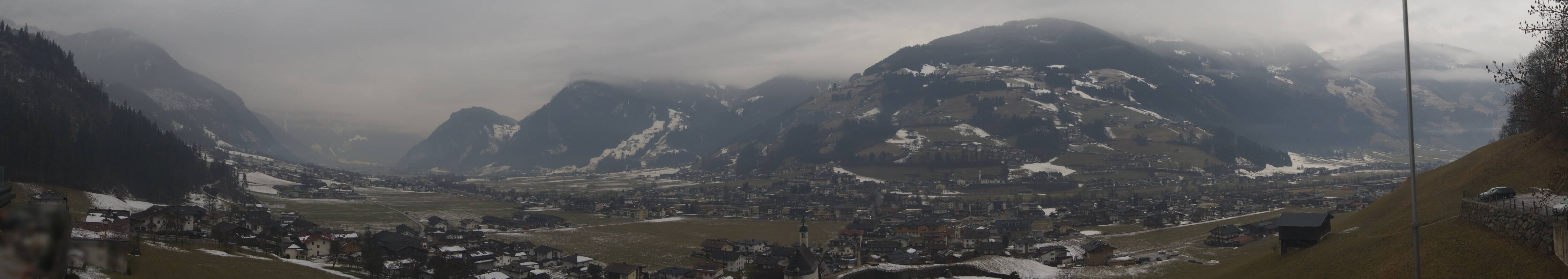Archiv Foto Webcam Blick von Bichl auf Mayrhofen