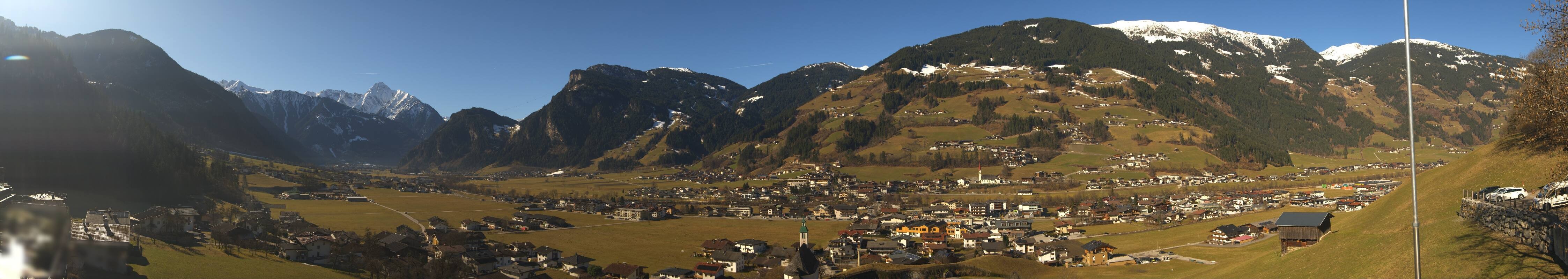 Archiv Foto Webcam Blick von Bichl auf Mayrhofen