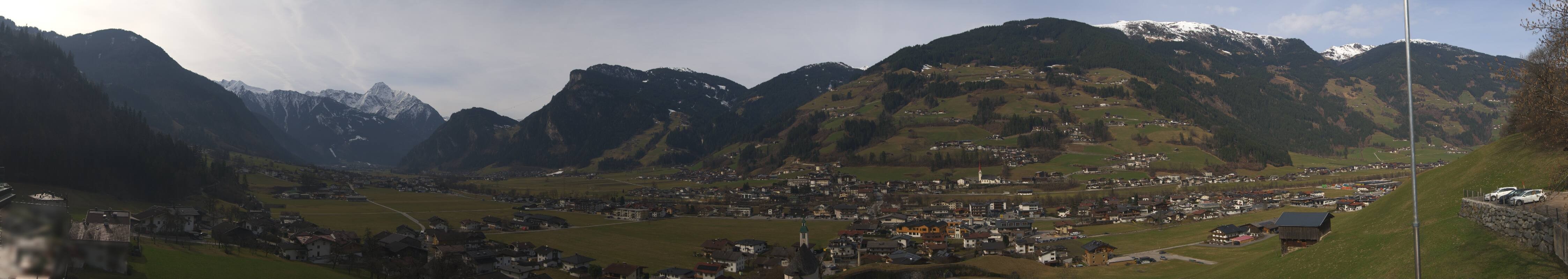 Archiv Foto Webcam Blick von Bichl auf Mayrhofen