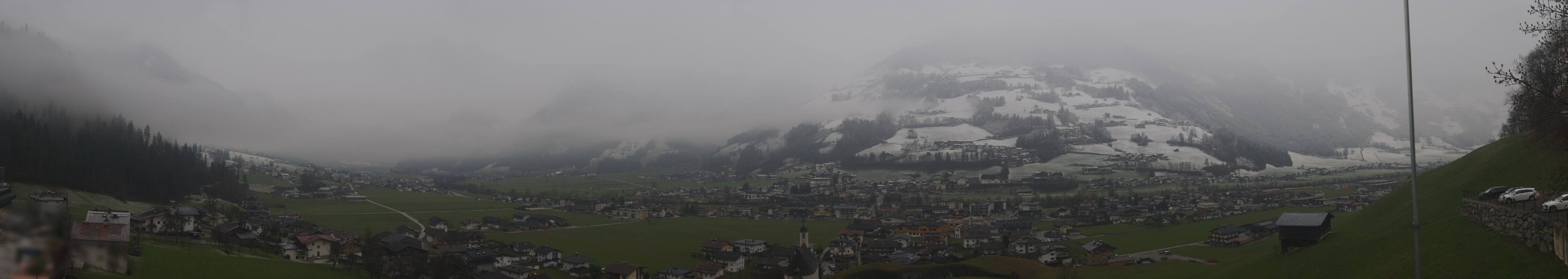Archiv Foto Webcam Blick von Bichl auf Mayrhofen