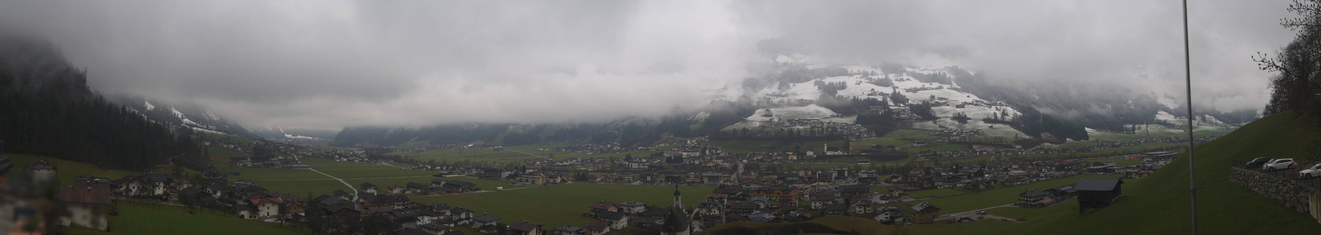 Archiv Foto Webcam Blick von Bichl auf Mayrhofen