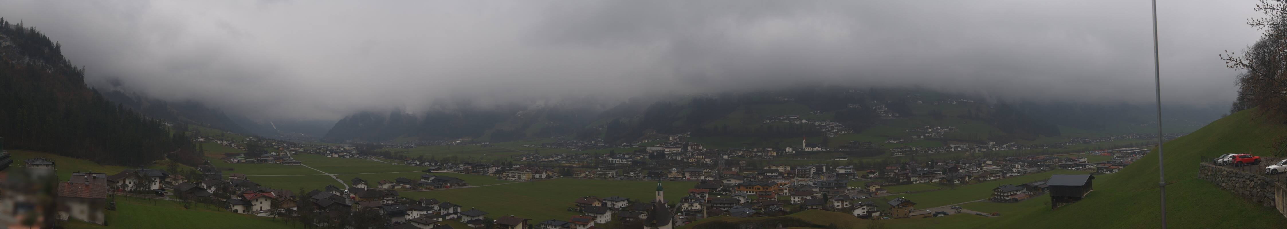 Archiv Foto Webcam Blick von Bichl auf Mayrhofen