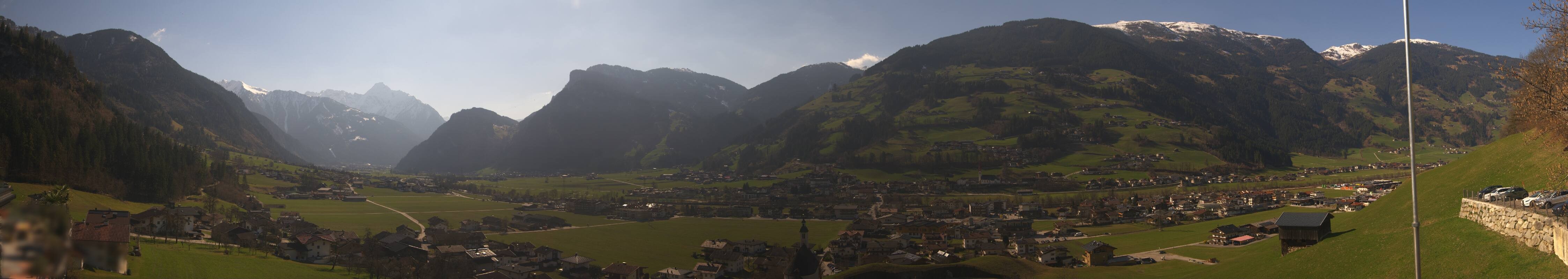 Archiv Foto Webcam Blick von Bichl auf Mayrhofen