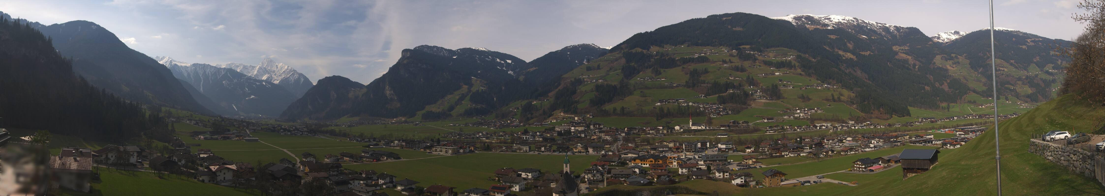 Archiv Foto Webcam Blick von Bichl auf Mayrhofen