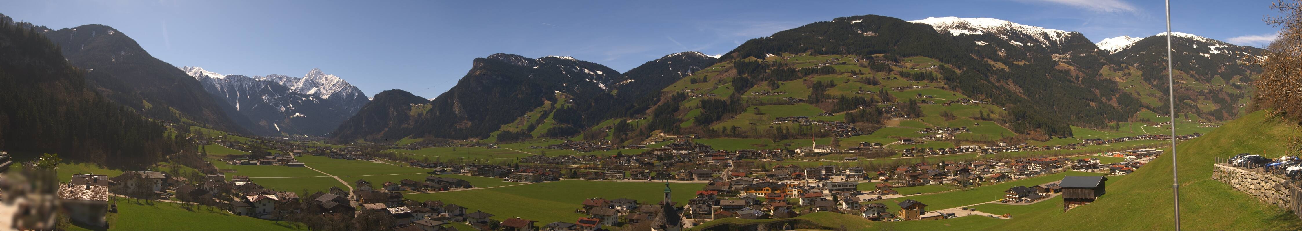 Archiv Foto Webcam Blick von Bichl auf Mayrhofen