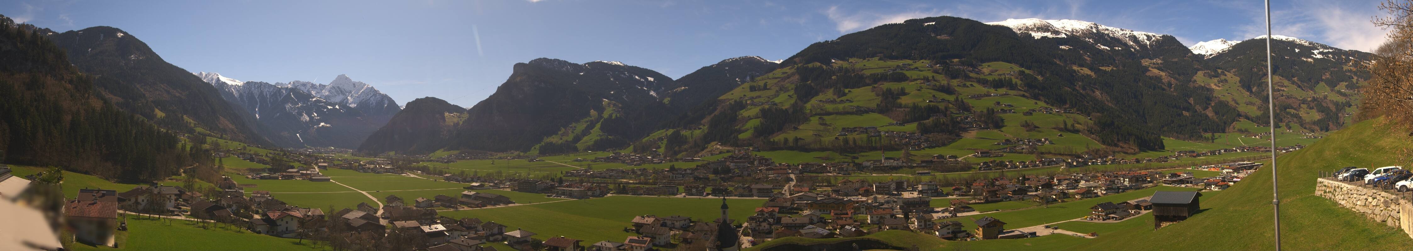Archiv Foto Webcam Blick von Bichl auf Mayrhofen