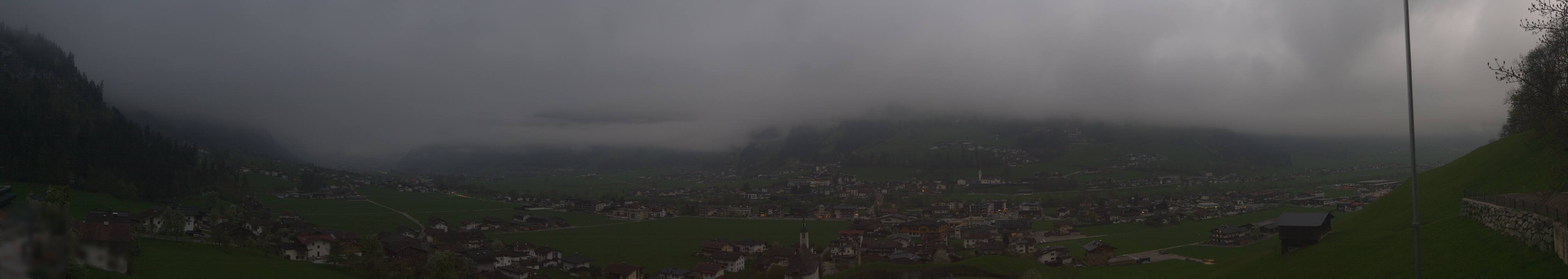 Archiv Foto Webcam Blick von Bichl auf Mayrhofen