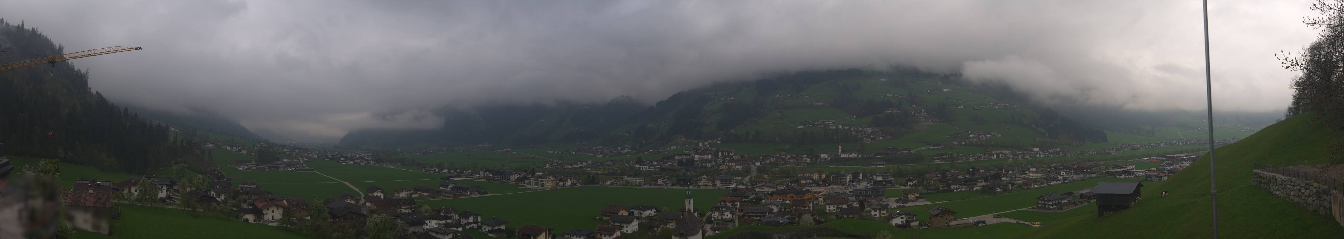 Archiv Foto Webcam Blick von Bichl auf Mayrhofen