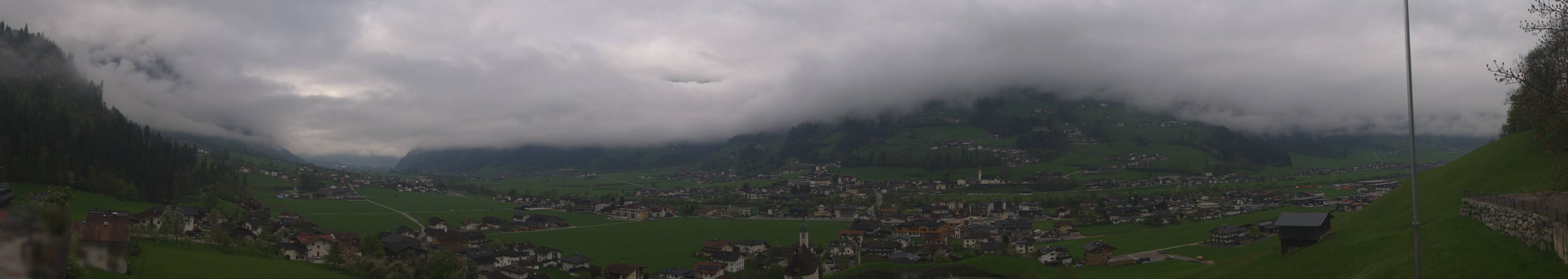 Archiv Foto Webcam Blick von Bichl auf Mayrhofen