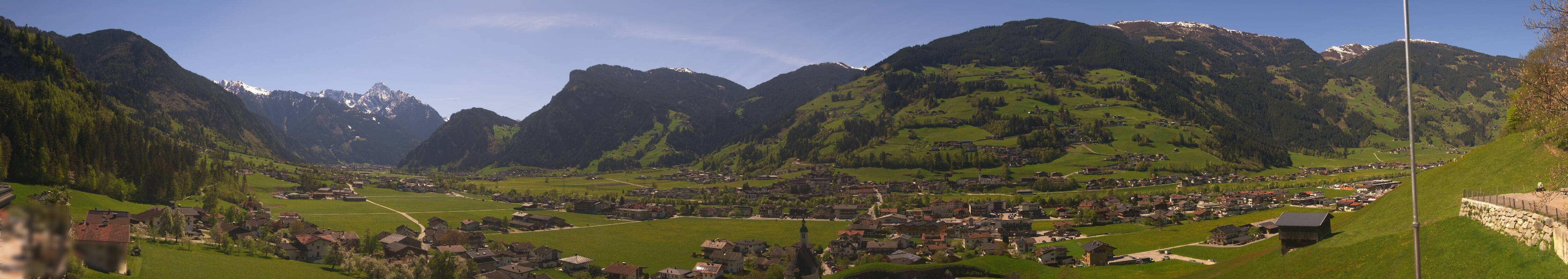 Archiv Foto Webcam Blick von Bichl auf Mayrhofen