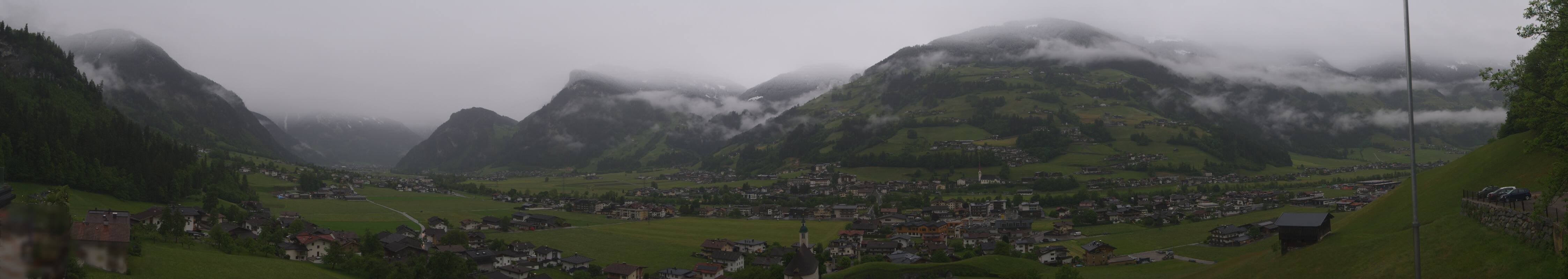 Archiv Foto Webcam Blick von Bichl auf Mayrhofen