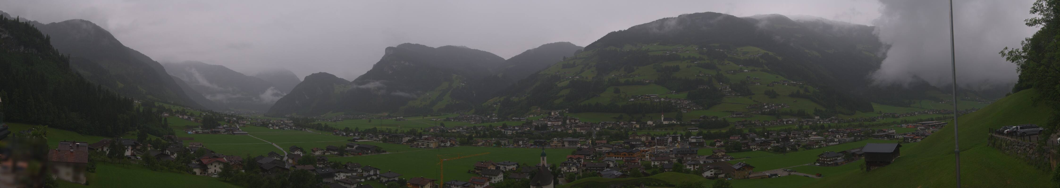 Archiv Foto Webcam Blick von Bichl auf Mayrhofen