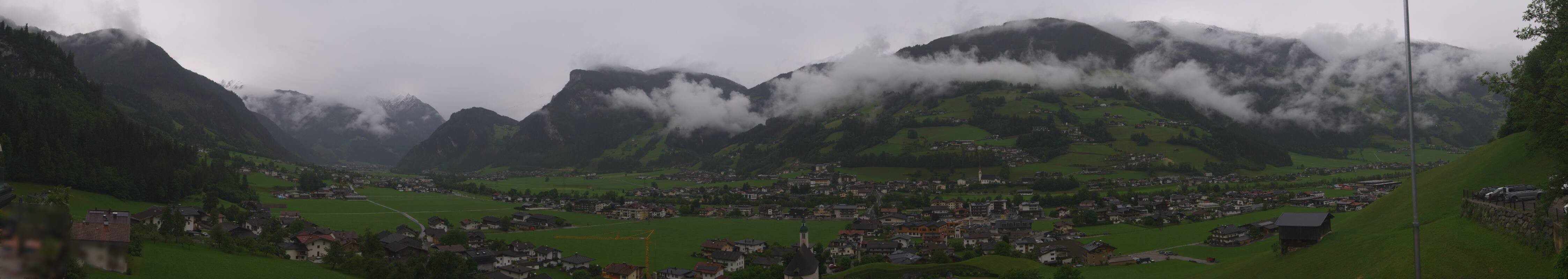 Archiv Foto Webcam Blick von Bichl auf Mayrhofen