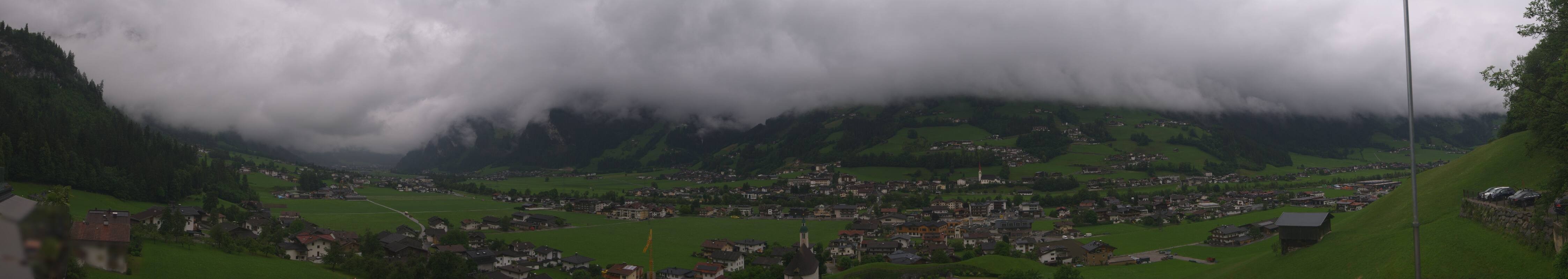 Archiv Foto Webcam Blick von Bichl auf Mayrhofen