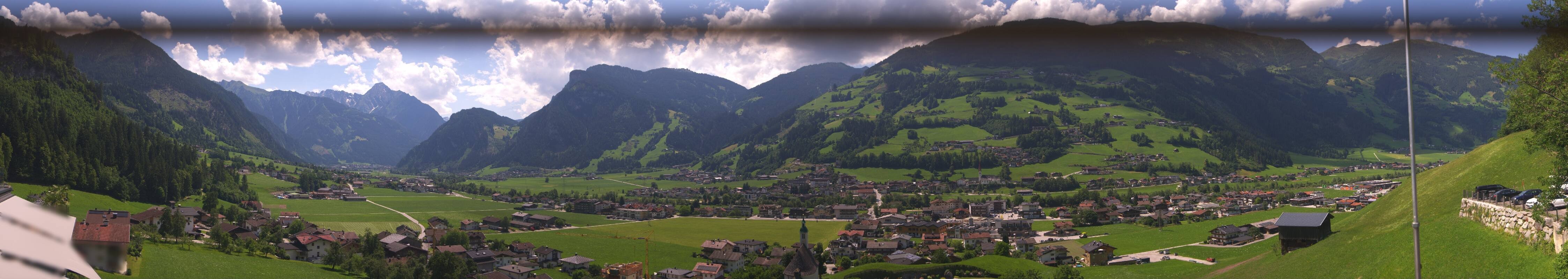 Archiv Foto Webcam Blick von Bichl auf Mayrhofen