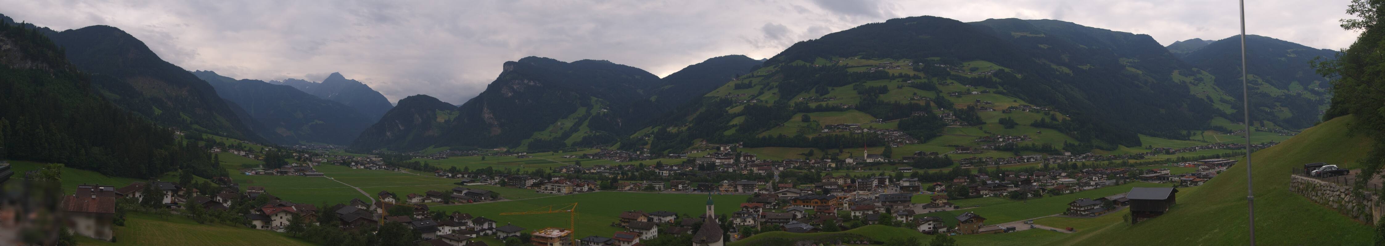 Archiv Foto Webcam Blick von Bichl auf Mayrhofen