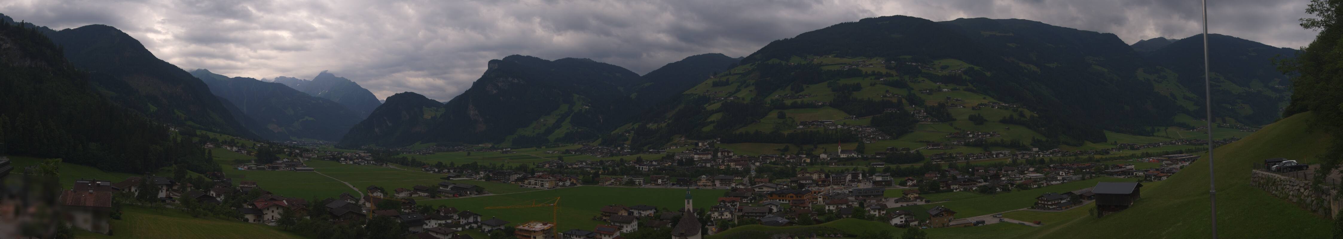 Archiv Foto Webcam Blick von Bichl auf Mayrhofen
