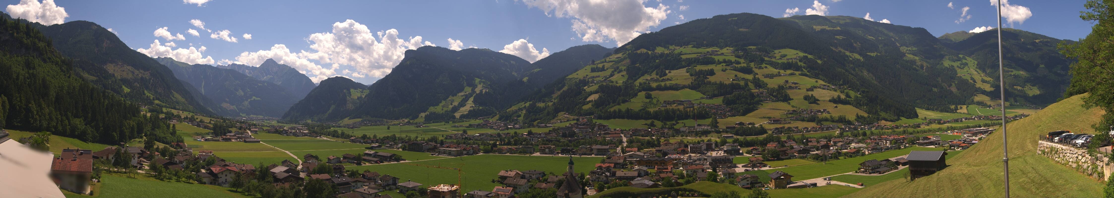 Archiv Foto Webcam Blick von Bichl auf Mayrhofen