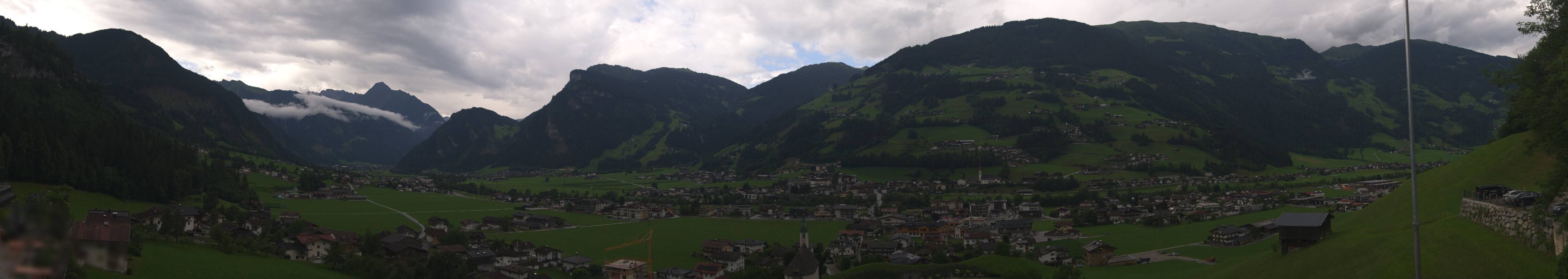 Archiv Foto Webcam Blick von Bichl auf Mayrhofen