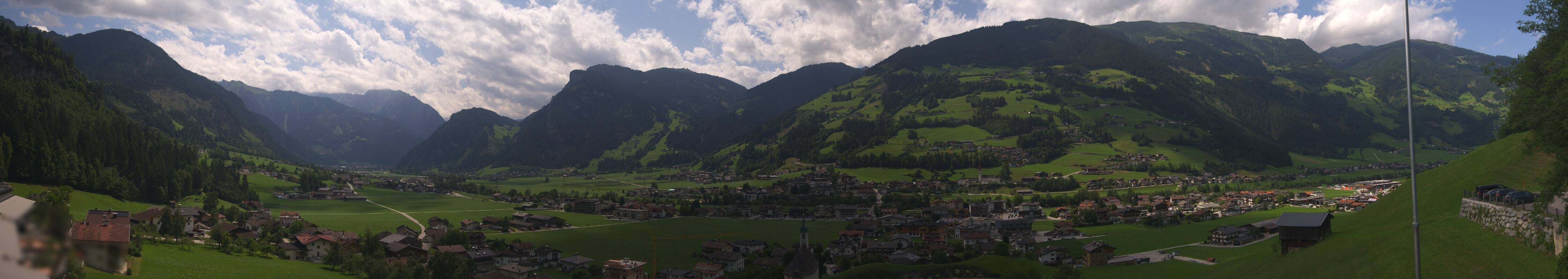 Archiv Foto Webcam Blick von Bichl auf Mayrhofen