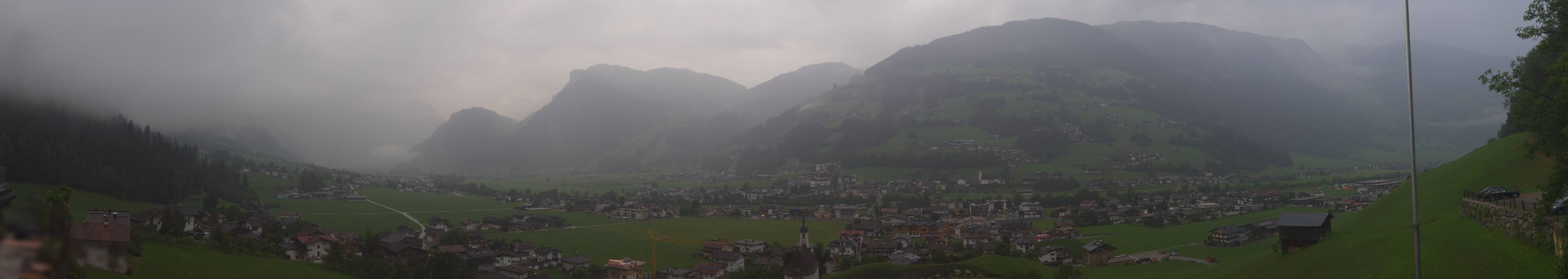 Archiv Foto Webcam Blick von Bichl auf Mayrhofen