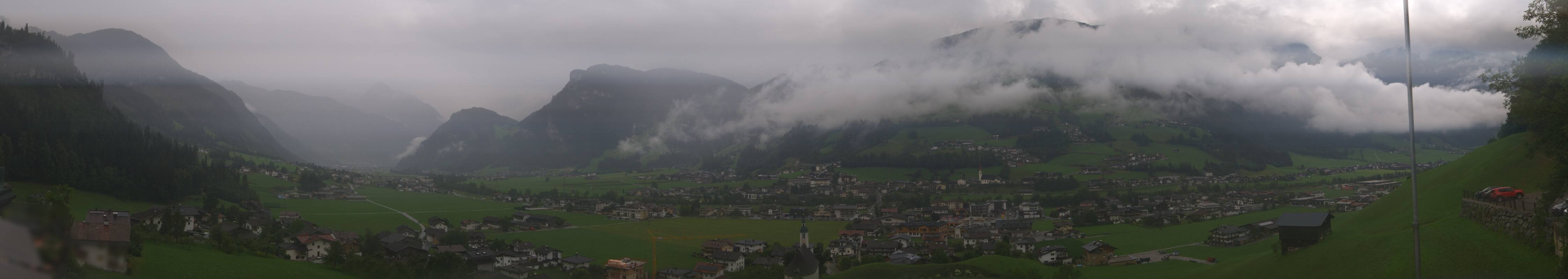 Archiv Foto Webcam Blick von Bichl auf Mayrhofen