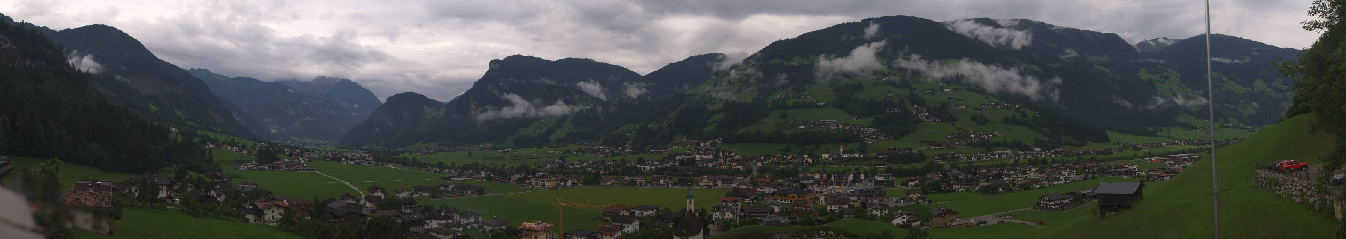 Archiv Foto Webcam Blick von Bichl auf Mayrhofen