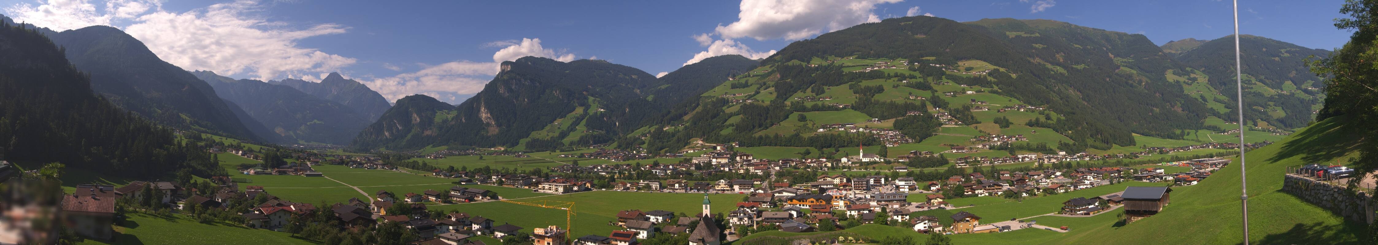 Archiv Foto Webcam Blick von Bichl auf Mayrhofen