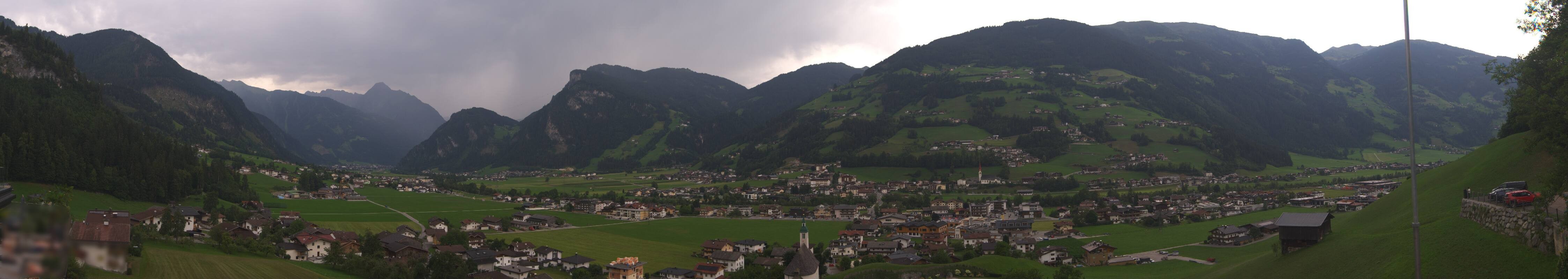 Archiv Foto Webcam Blick von Bichl auf Mayrhofen