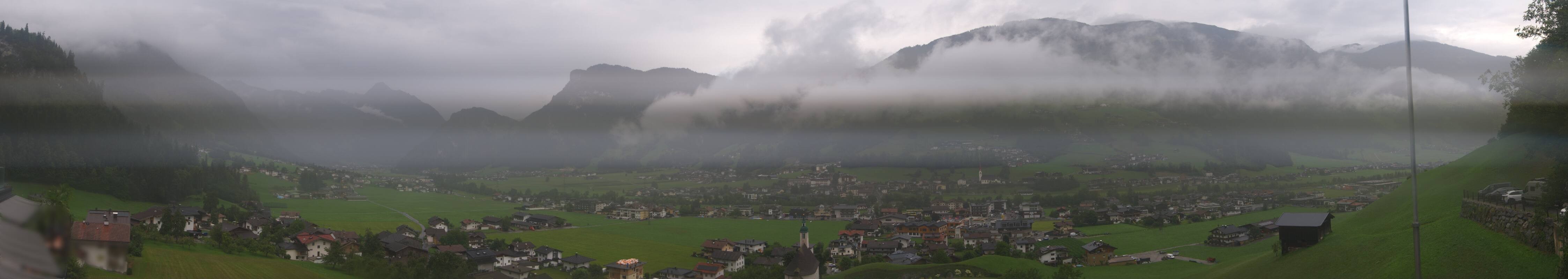 Archiv Foto Webcam Blick von Bichl auf Mayrhofen