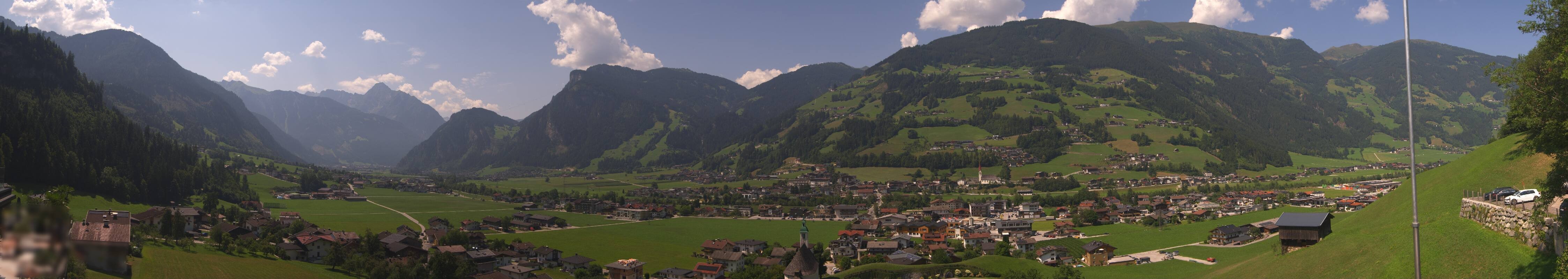 Archiv Foto Webcam Blick von Bichl auf Mayrhofen