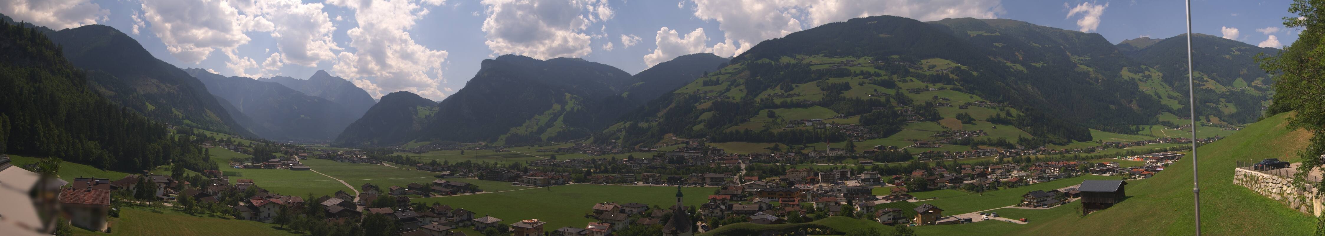 Archiv Foto Webcam Blick von Bichl auf Mayrhofen