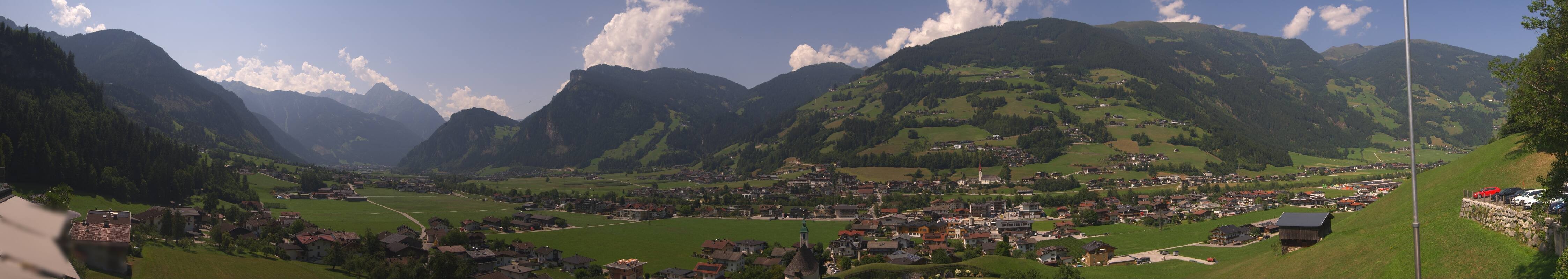 Archiv Foto Webcam Blick von Bichl auf Mayrhofen