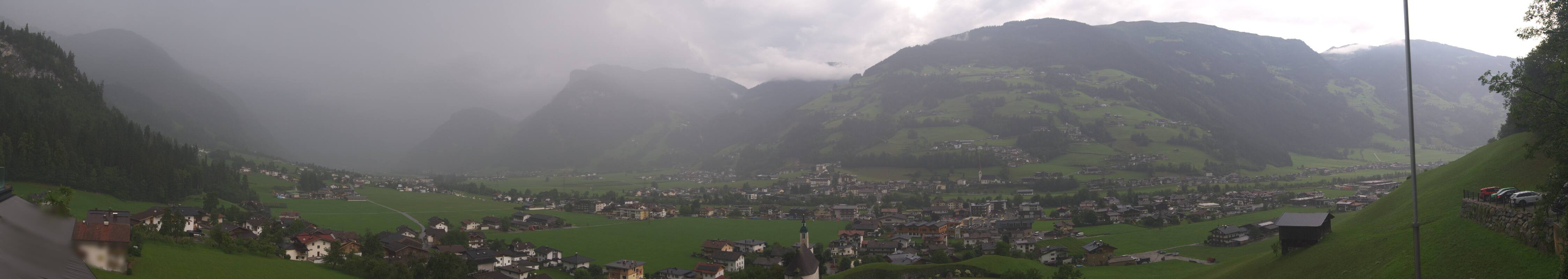 Archiv Foto Webcam Blick von Bichl auf Mayrhofen