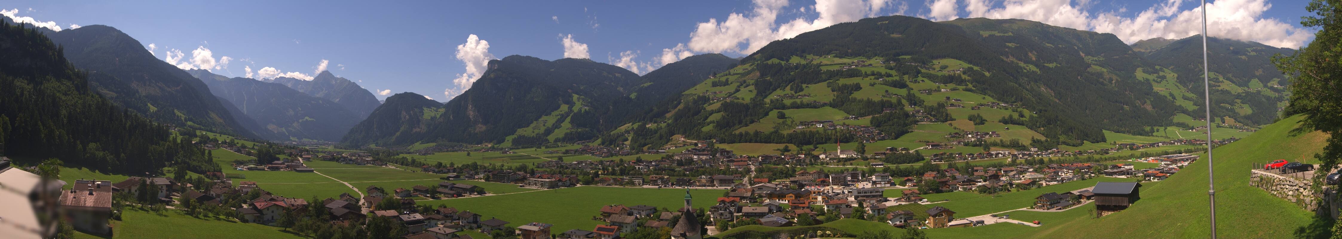 Archiv Foto Webcam Blick von Bichl auf Mayrhofen