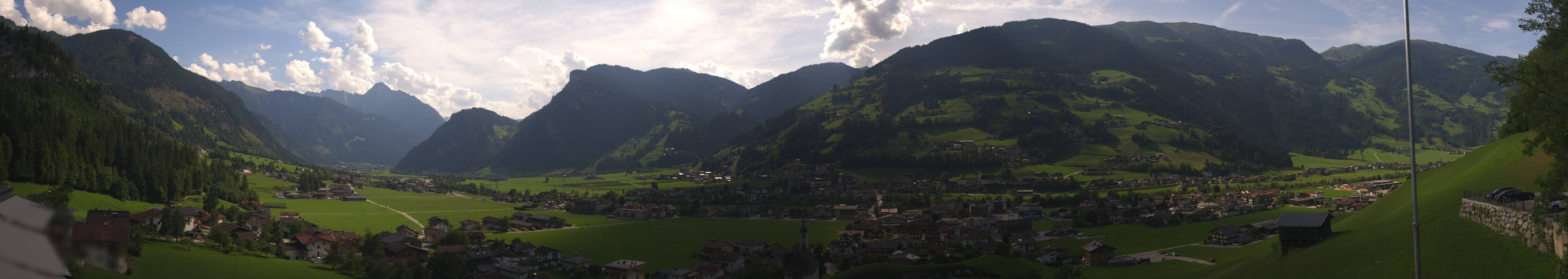 Archiv Foto Webcam Blick von Bichl auf Mayrhofen