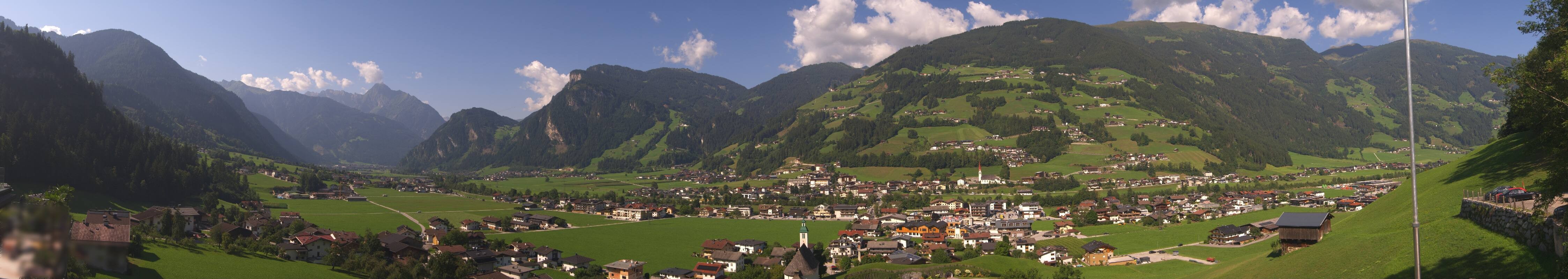 Archiv Foto Webcam Blick von Bichl auf Mayrhofen