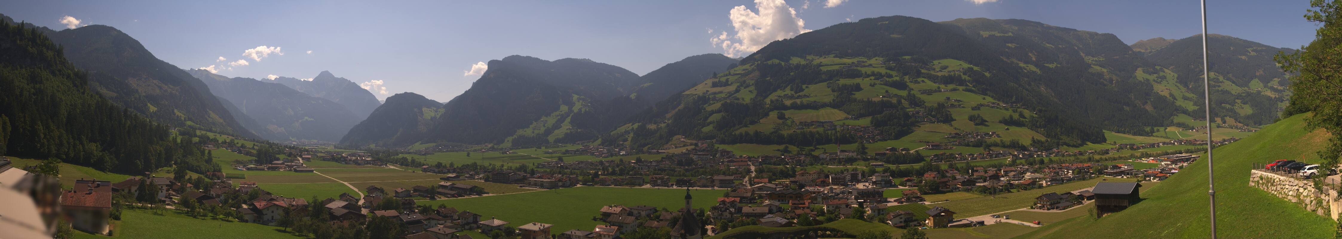 Archiv Foto Webcam Blick von Bichl auf Mayrhofen
