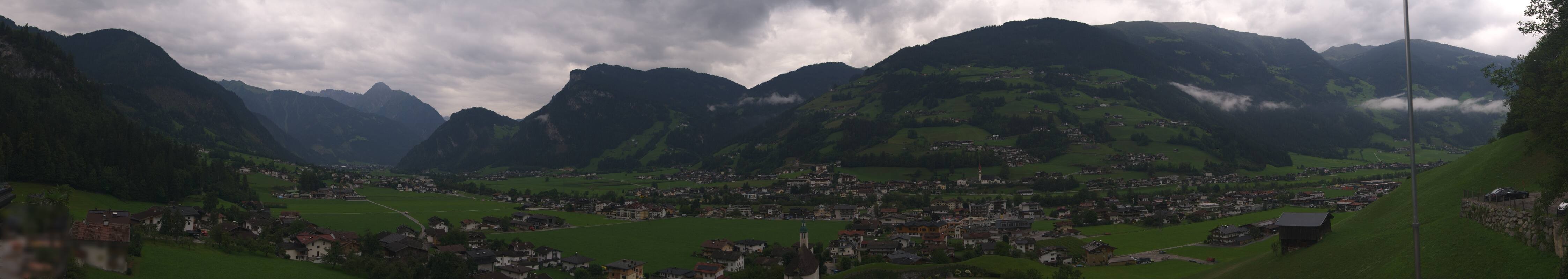 Archiv Foto Webcam Blick von Bichl auf Mayrhofen