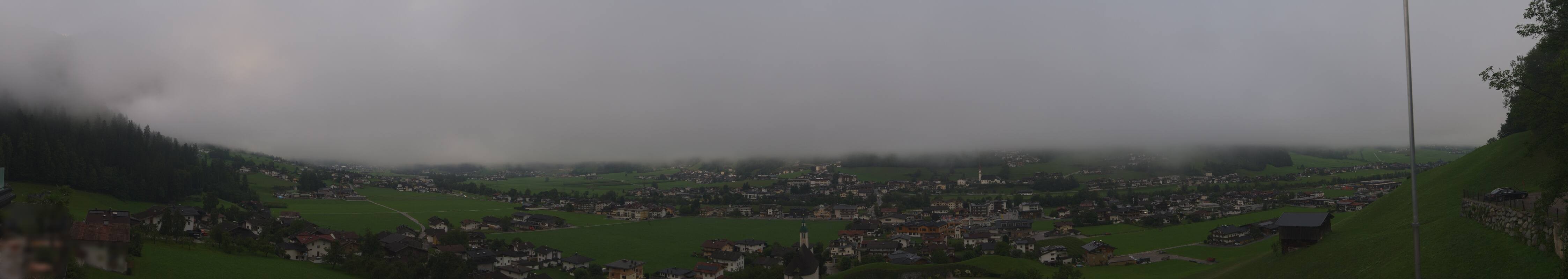 Archiv Foto Webcam Blick von Bichl auf Mayrhofen