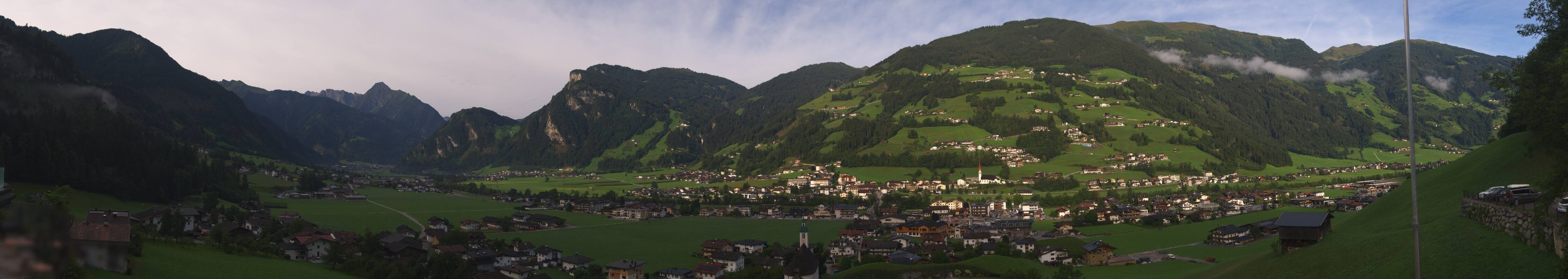 Archiv Foto Webcam Blick von Bichl auf Mayrhofen