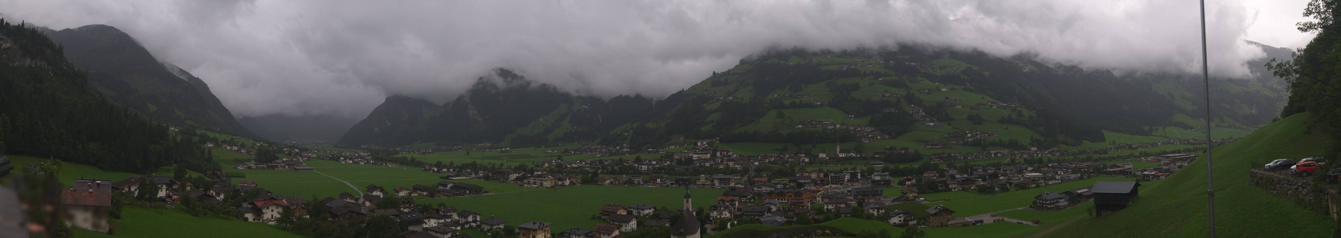 Archiv Foto Webcam Blick von Bichl auf Mayrhofen